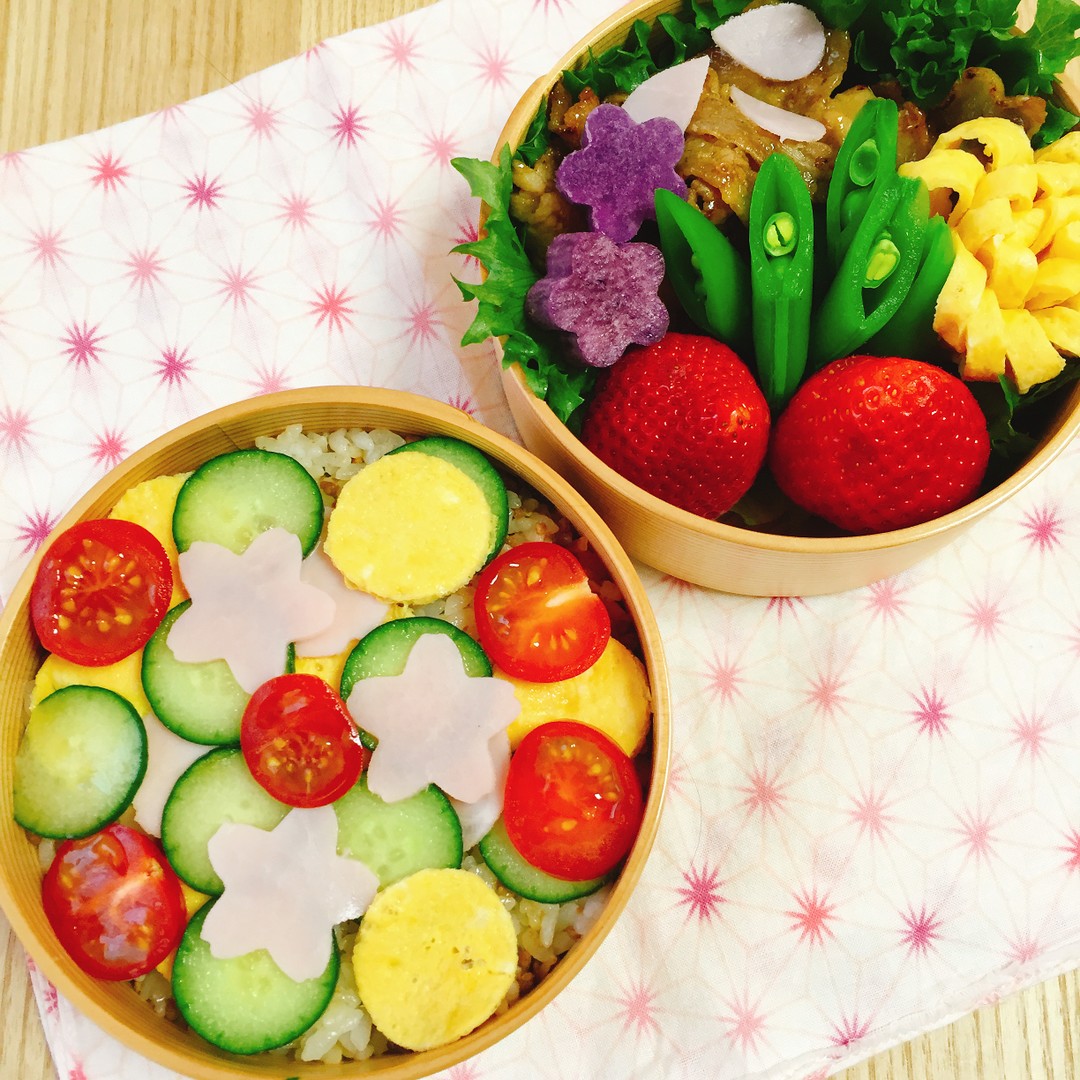 水玉弁当