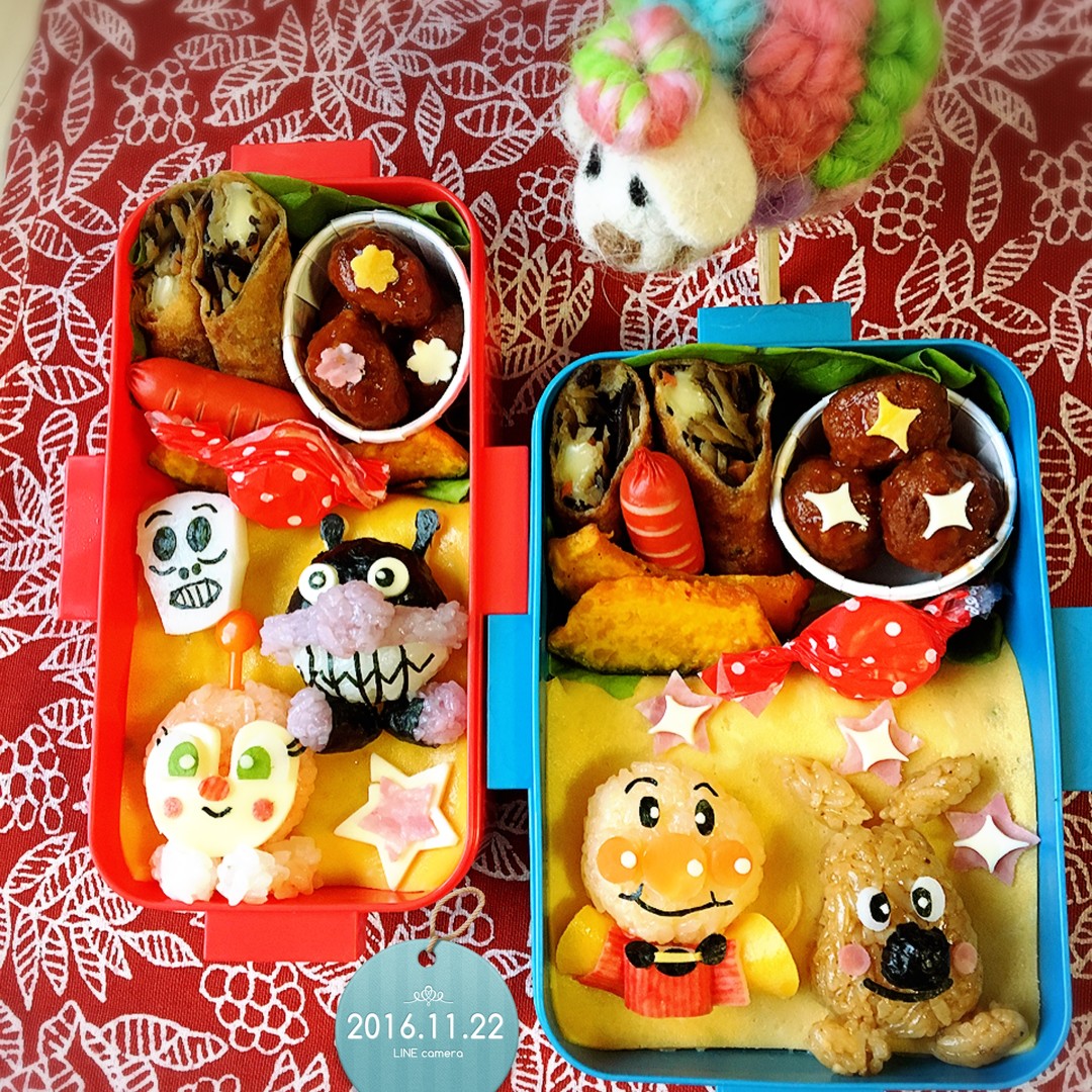 アンパンマンみんな集まれ‼️弁当🍱
