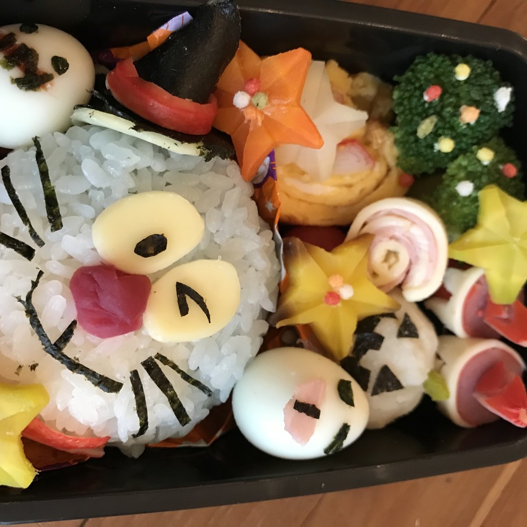 ドラえもんのハロウィン弁当