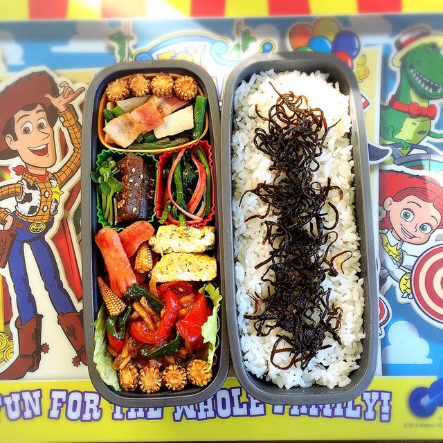 青椒肉絲弁当