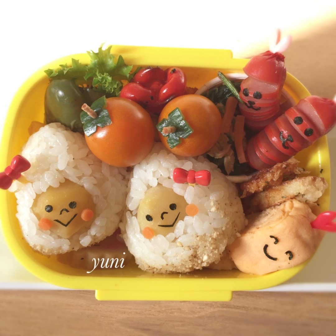 🌰栗ごはんおにぎり🍙弁当🌰