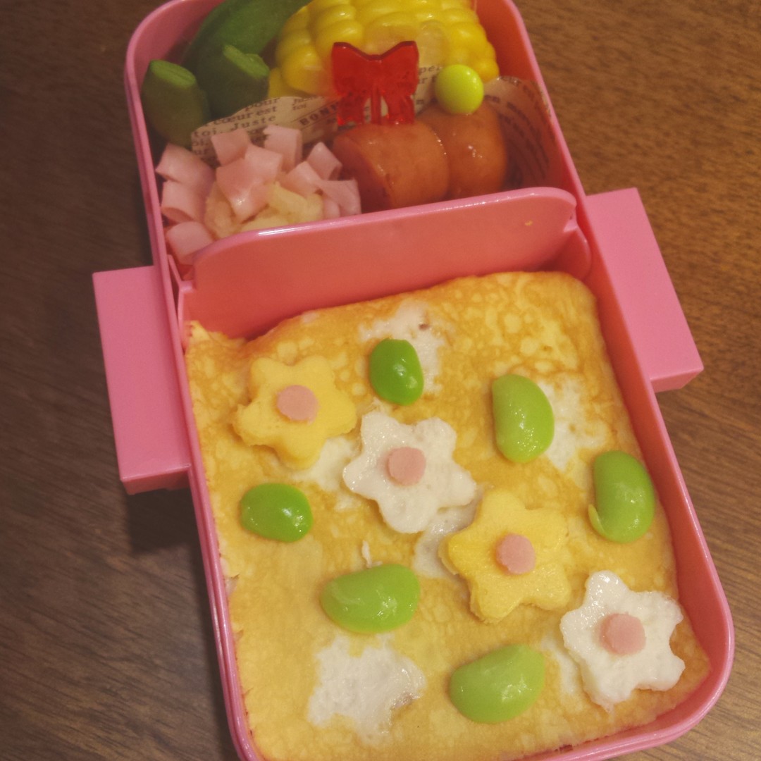 オム花*＊弁当