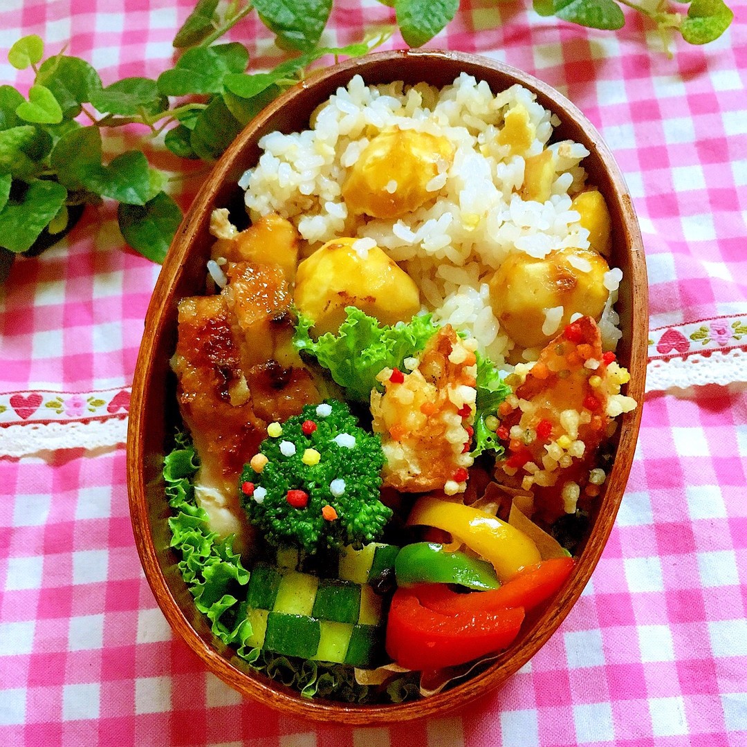 秋の栗ご飯弁当