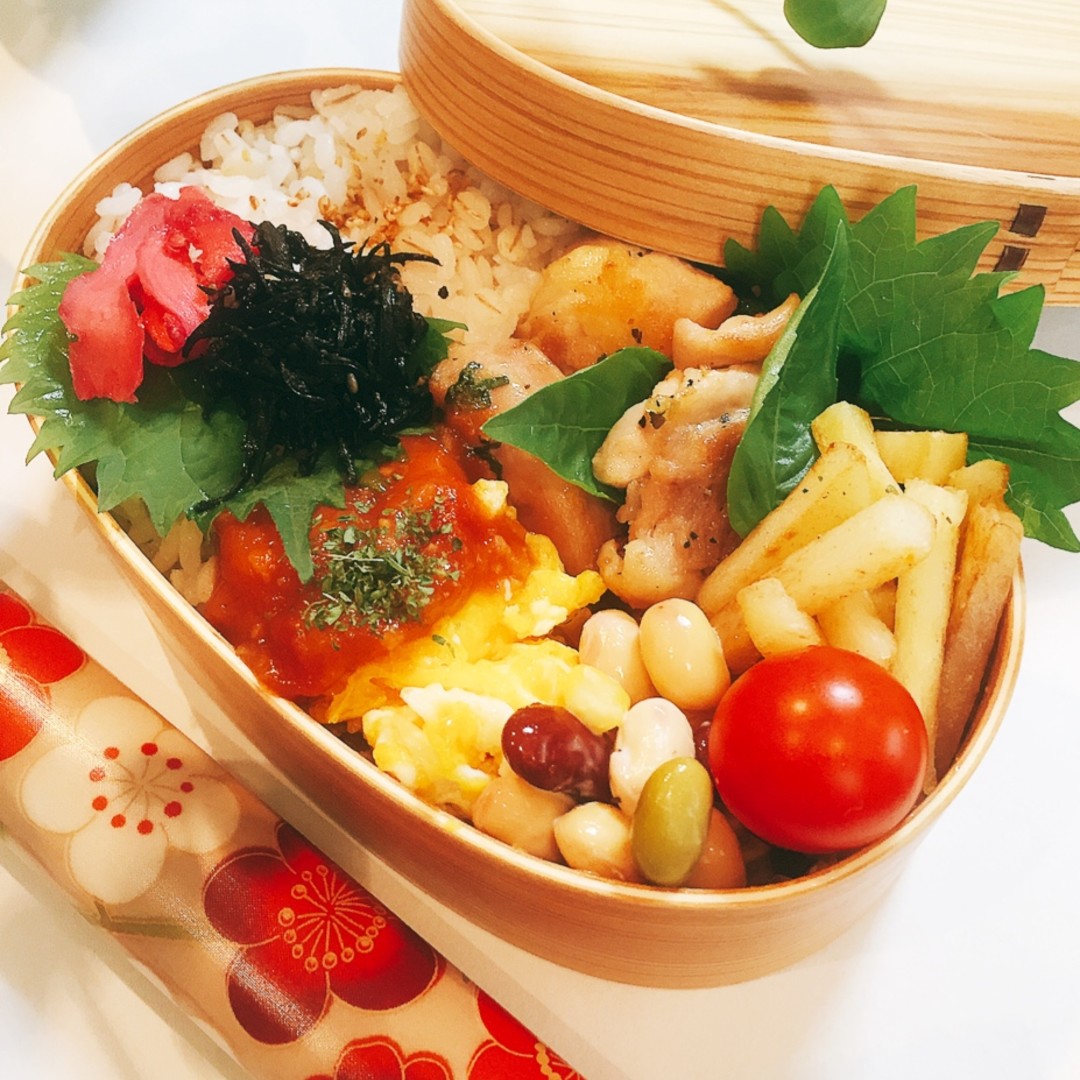 バジルチキン弁当