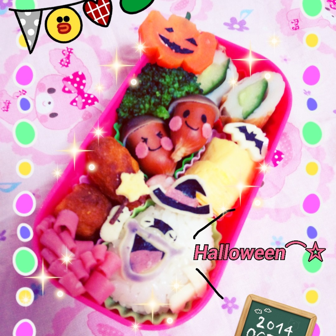 ウィスパーハロウィン弁当＊