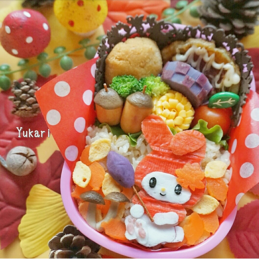 マイメロディの秋弁当