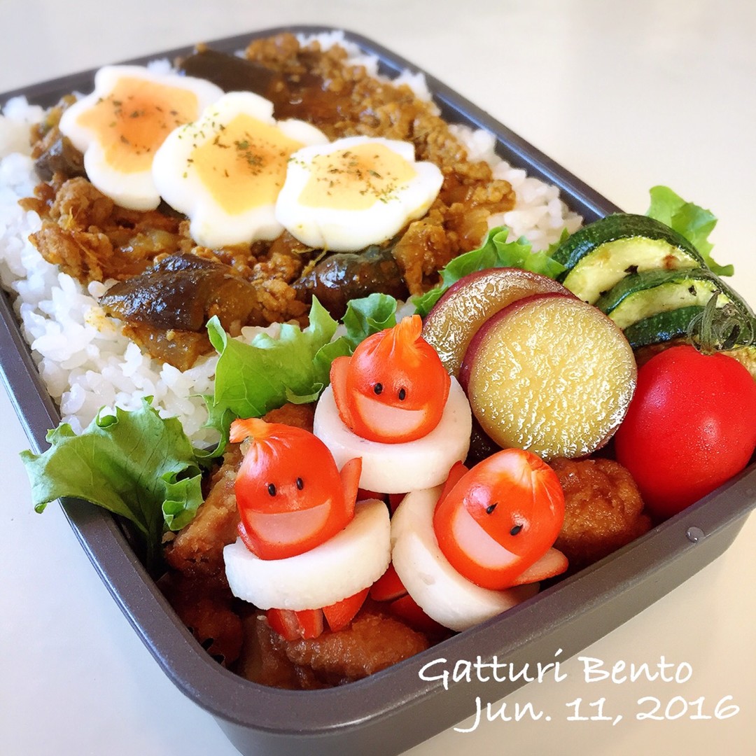 ガッツリ弁当♪ 次男弁当。