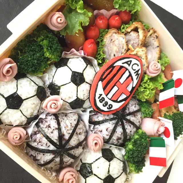 サッカー弁当♡過去弁