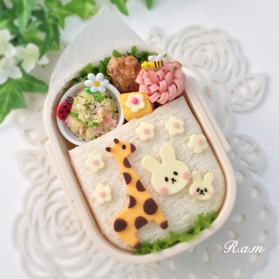 動物園に遠足♫サンドイッチ弁当