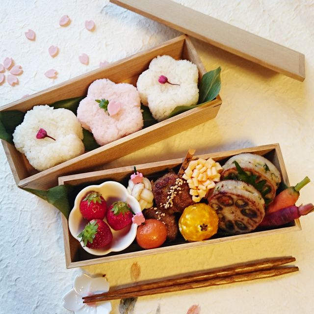 レンコンの海老しそはさみ焼き弁当