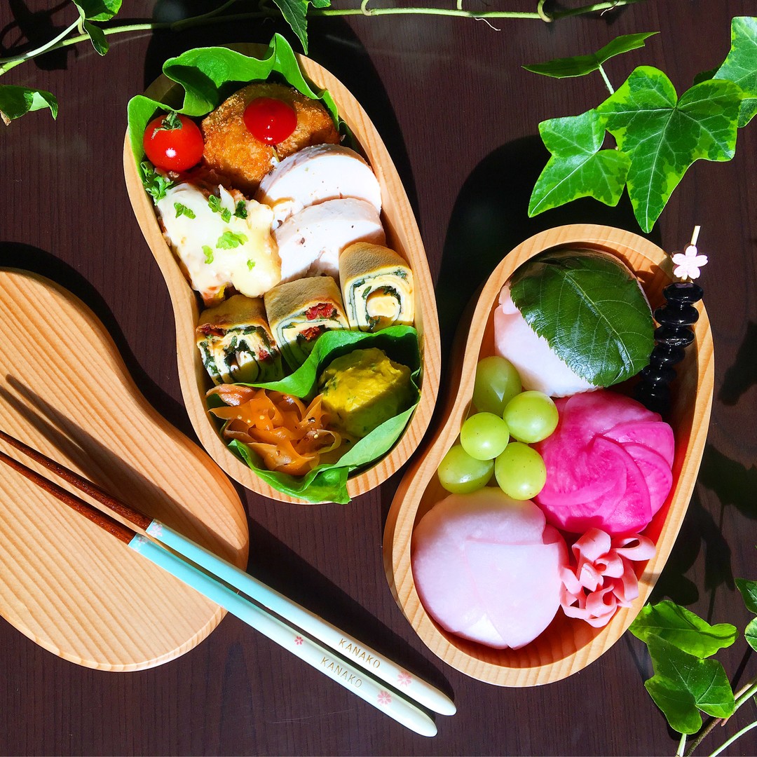 2色大根のお漬物おにぎり弁当