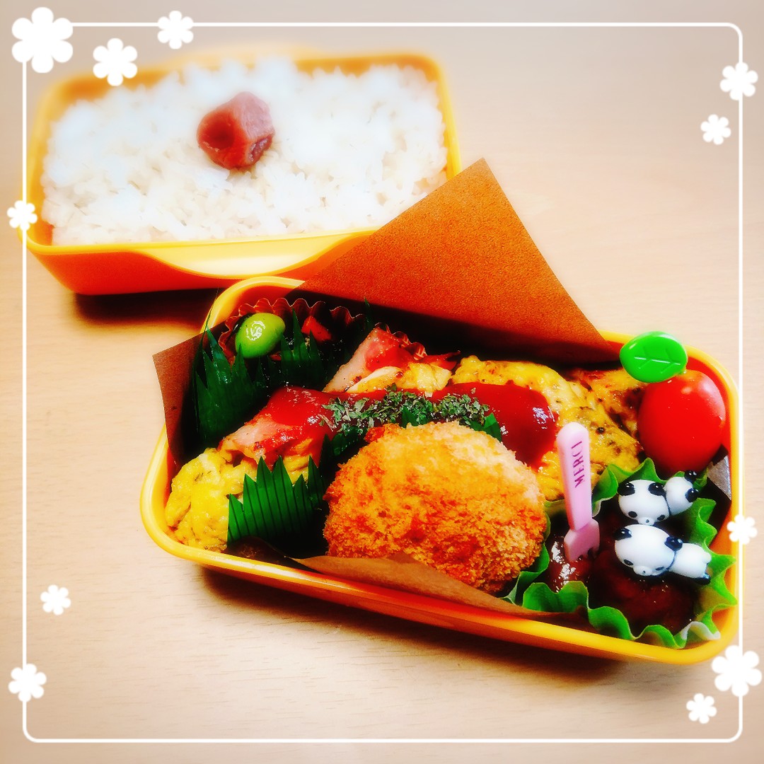 ベーコンオムレツ弁当