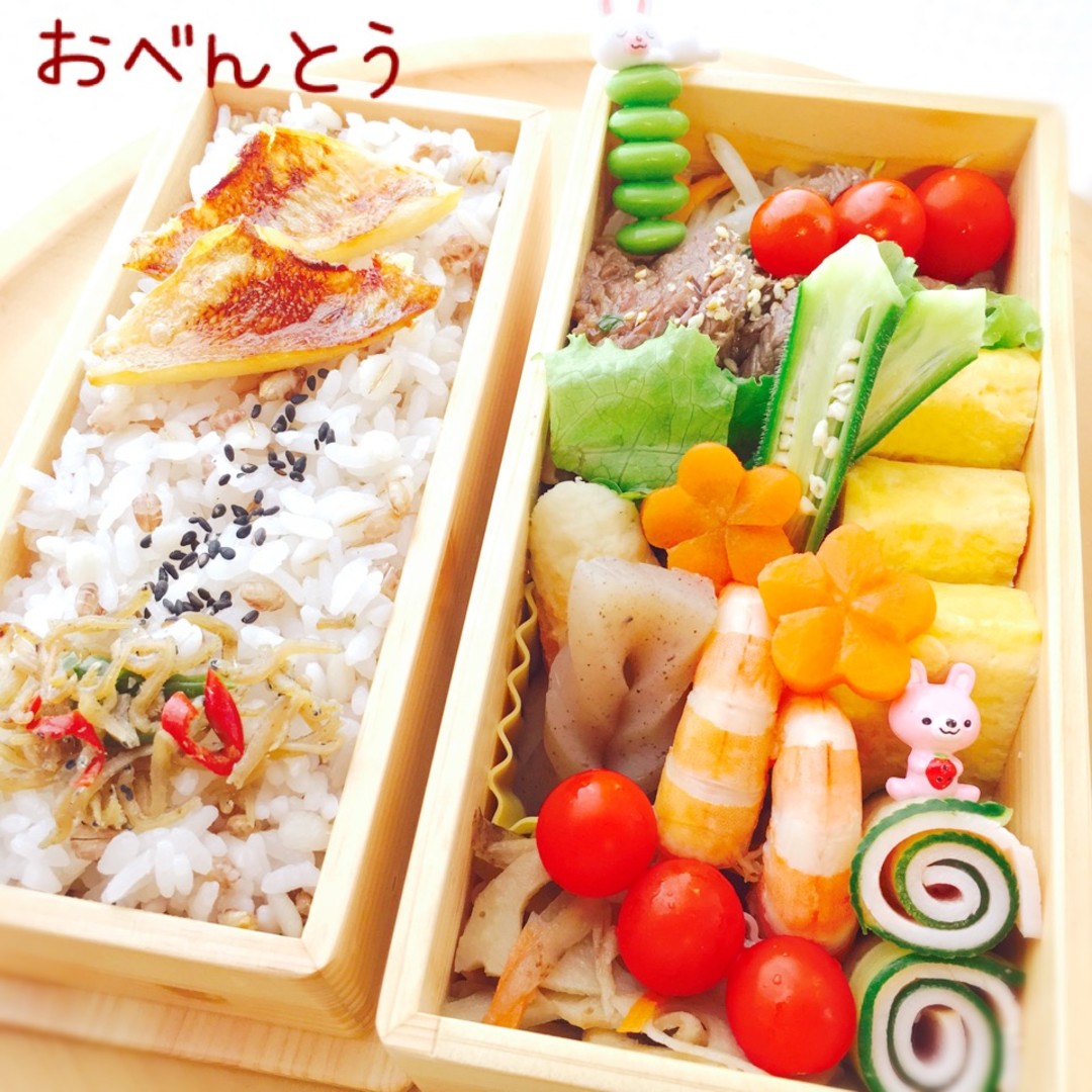 おかずたくさん♪*ﾟ焼き肉弁当