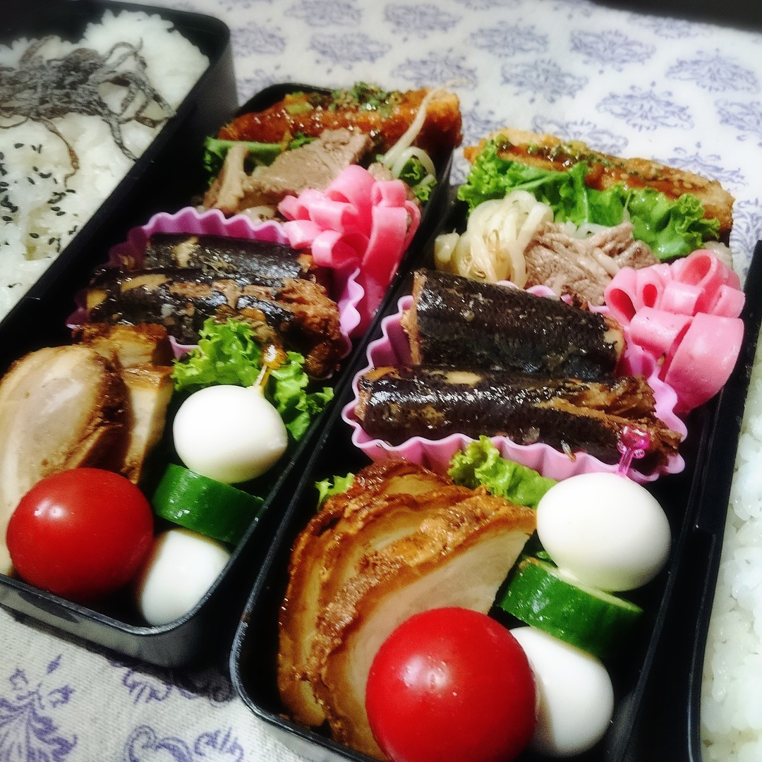 高校生男子弁当2人分