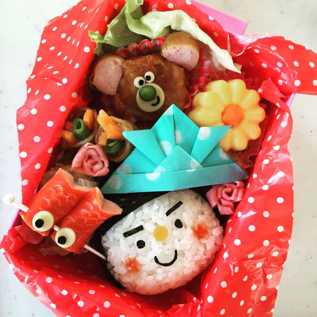 ❁鯉のぼり金太郎弁当❁