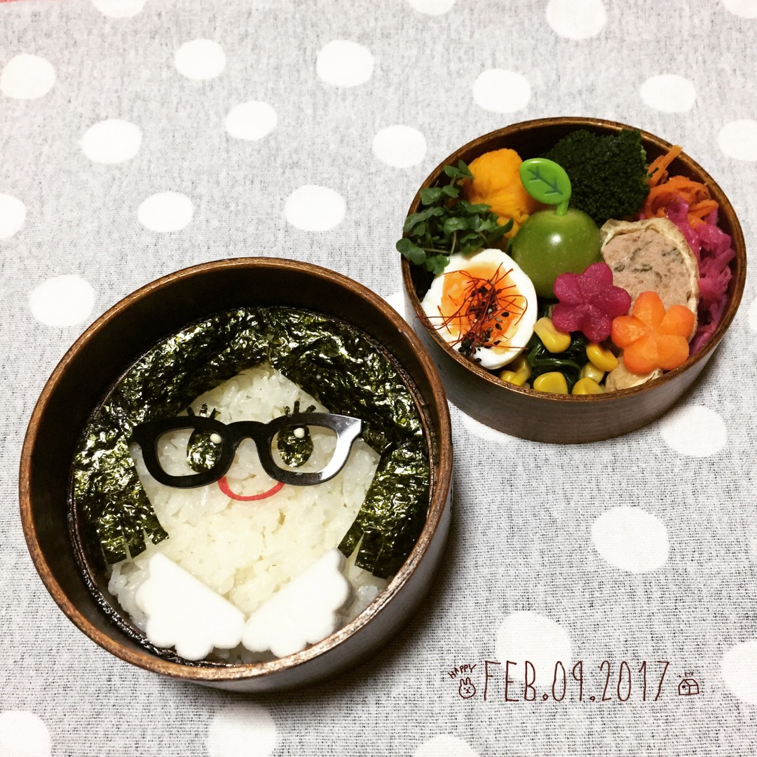 メガネ女子弁当