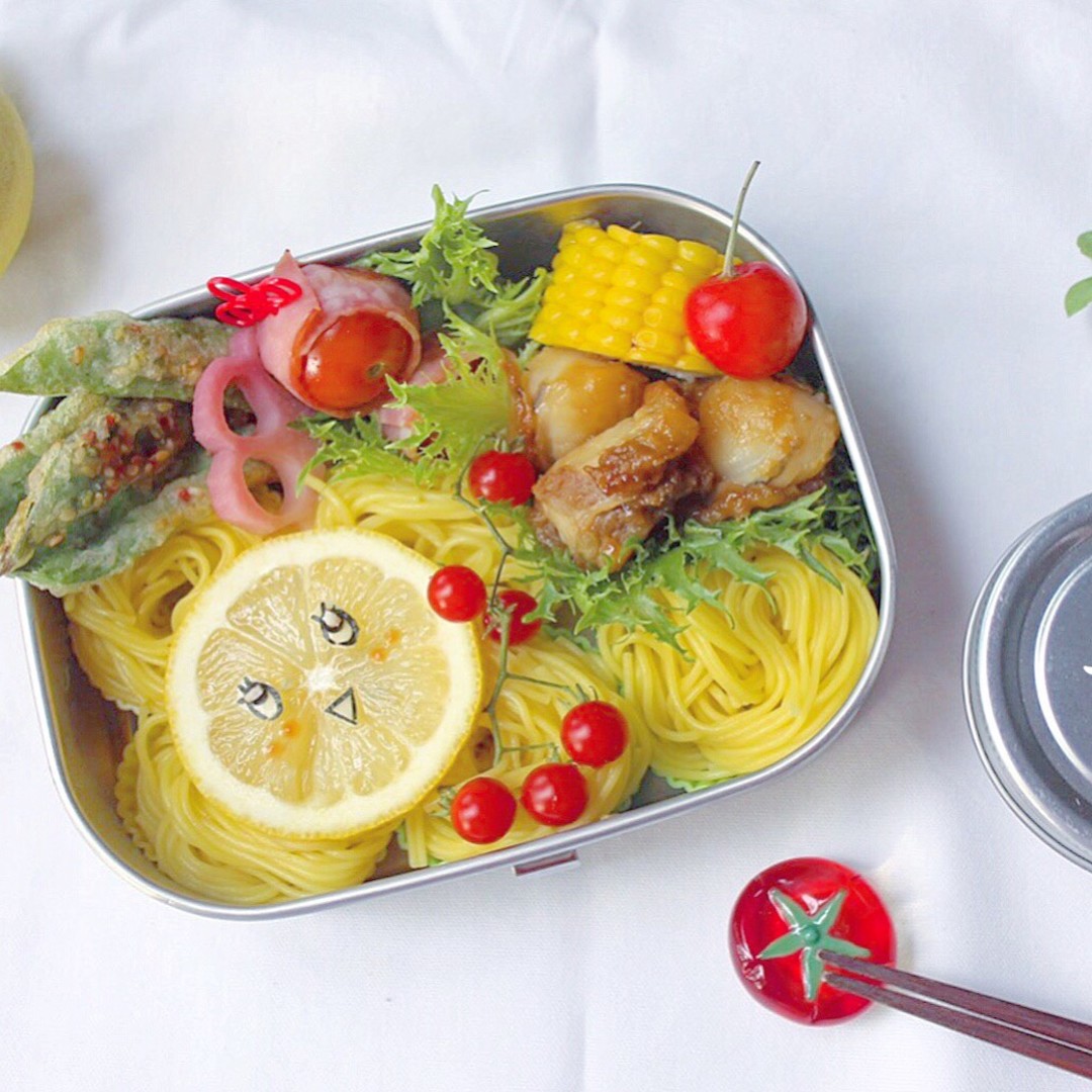 瀬戸内レモン素麺withふなっしーレモン🍋弁当