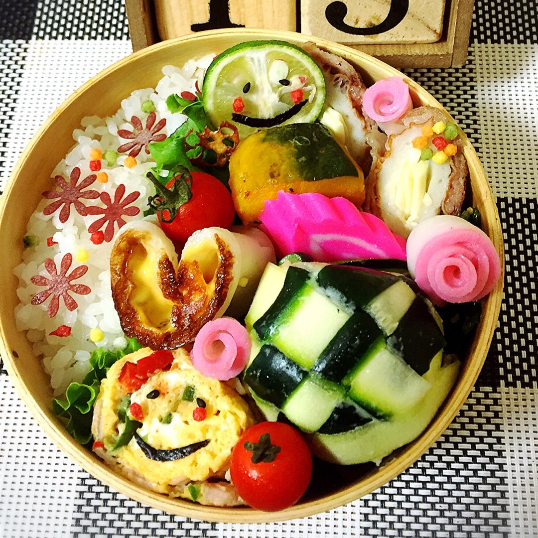 チーズちくわの肉巻きお弁当
