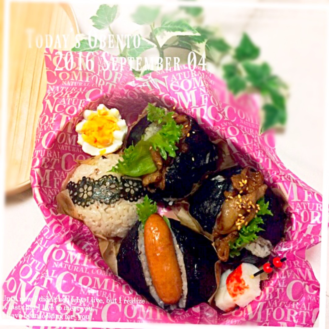 パッカンおにぎり弁当～🎶