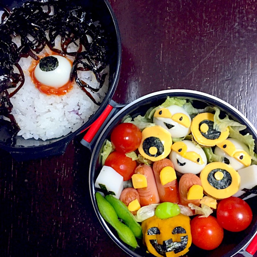 ハロウィンとお姉さんの戯れ弁当