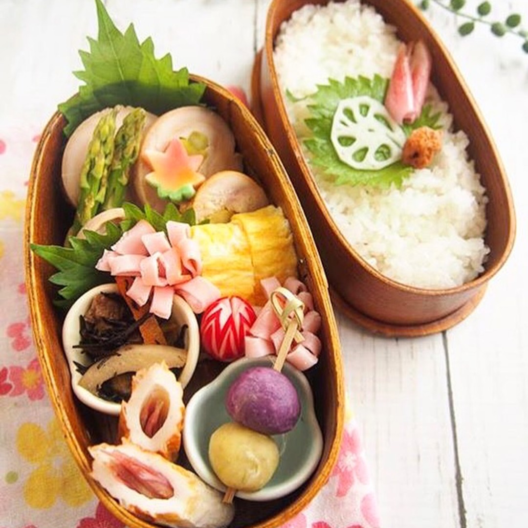 アスパラ鶏ハム弁当