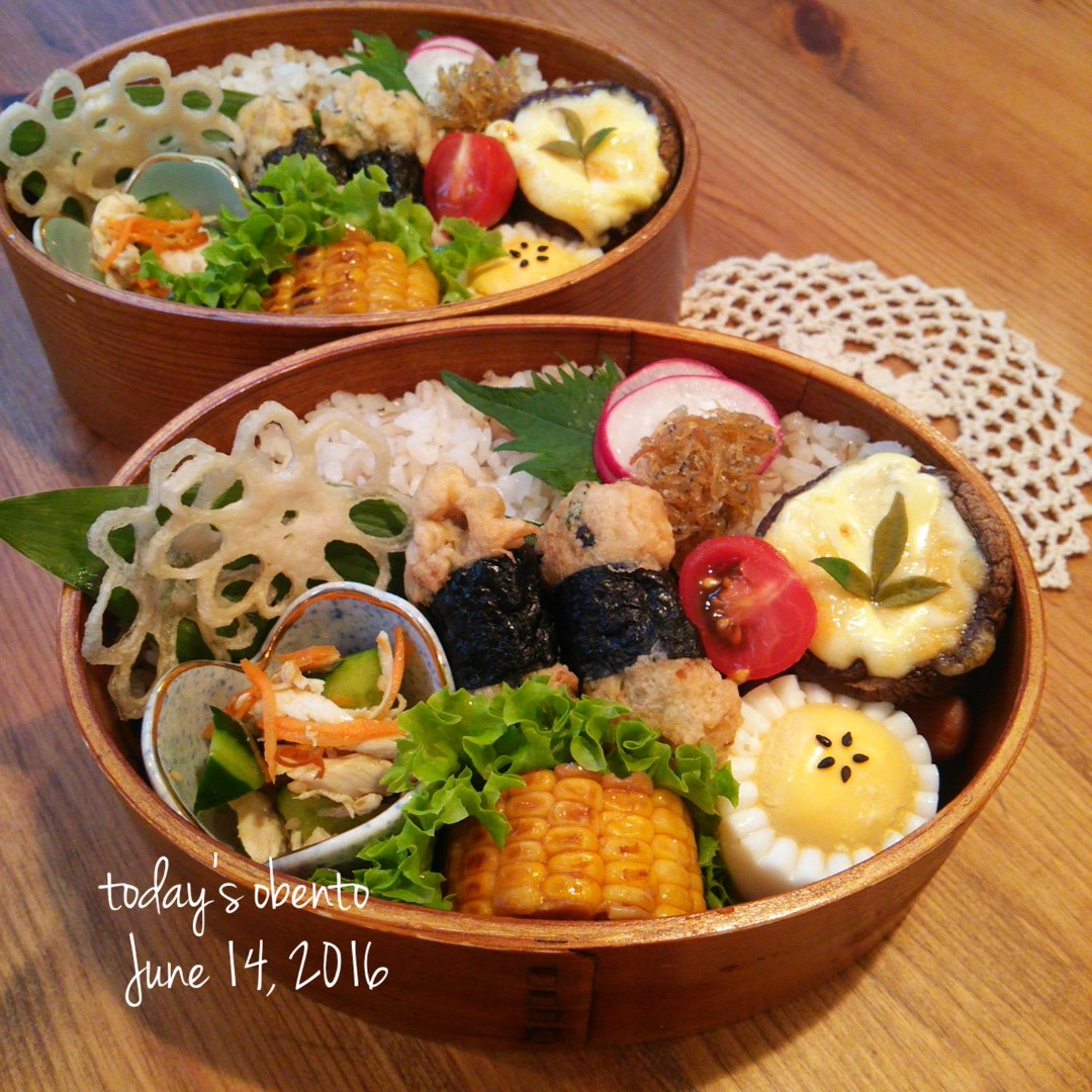 蓮根とツナの落とし揚げ弁当