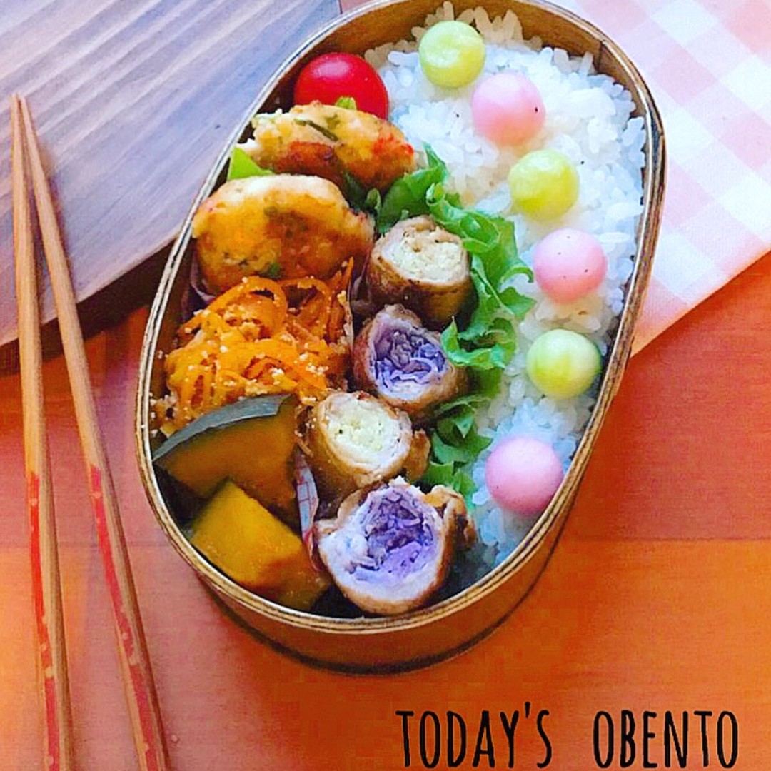 キャベツの肉巻き弁当