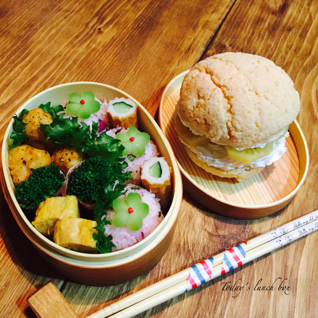 メロンパンサンド弁当