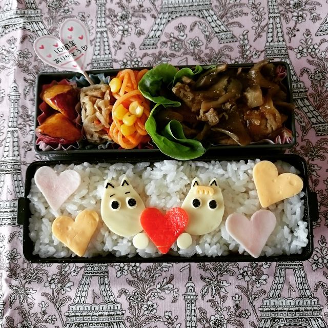 ムーミンらぶらぶ弁当