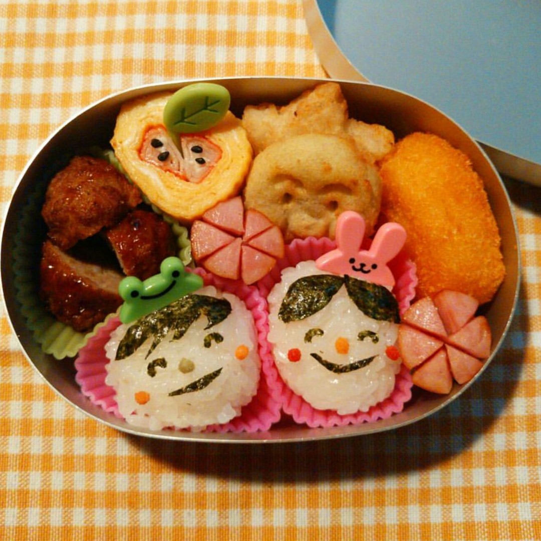 仲良しおにぎり弁当