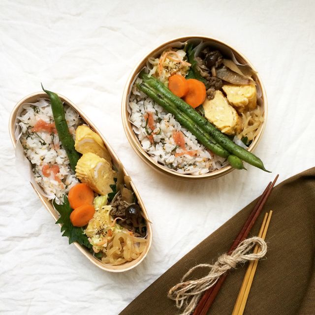 初夏のさっぱり混ぜごはん弁当