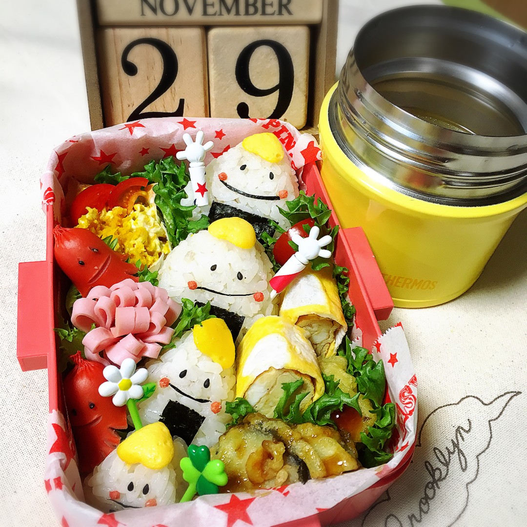 おにぎり4姉妹弁当
