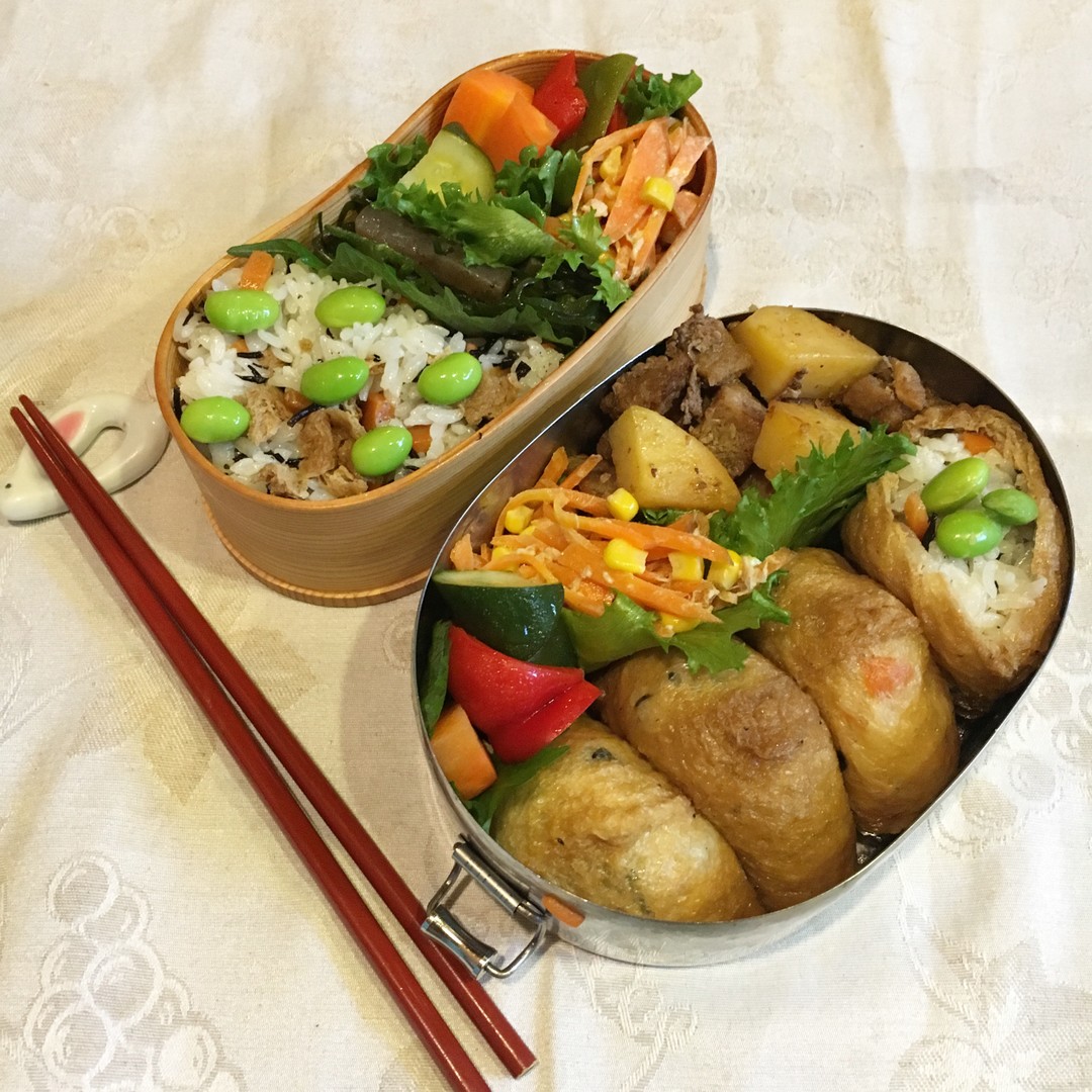 酢飯でさっぱりお稲荷さん弁当