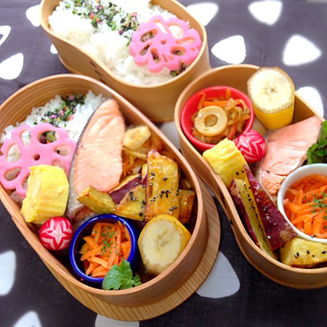 曲げわっぱ弁当 ♪  置き弁当