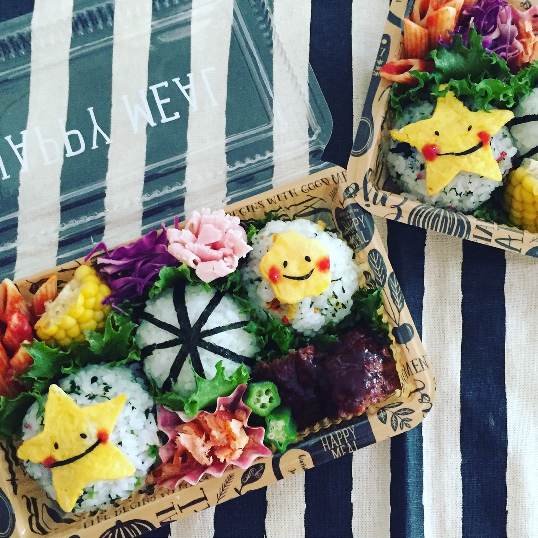 ニコちゃんおにぎり弁当
