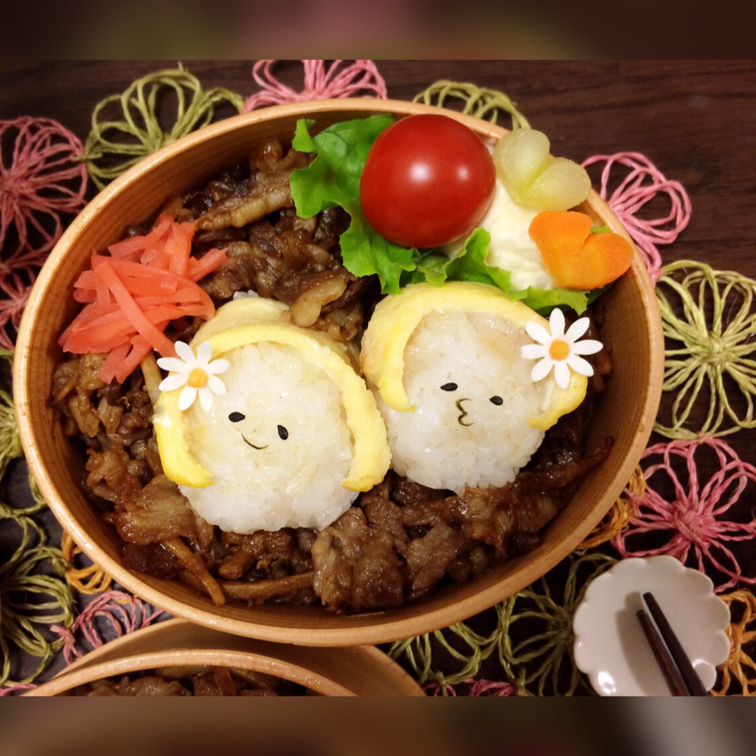 牛丼弁当 内巻きさん^ ^