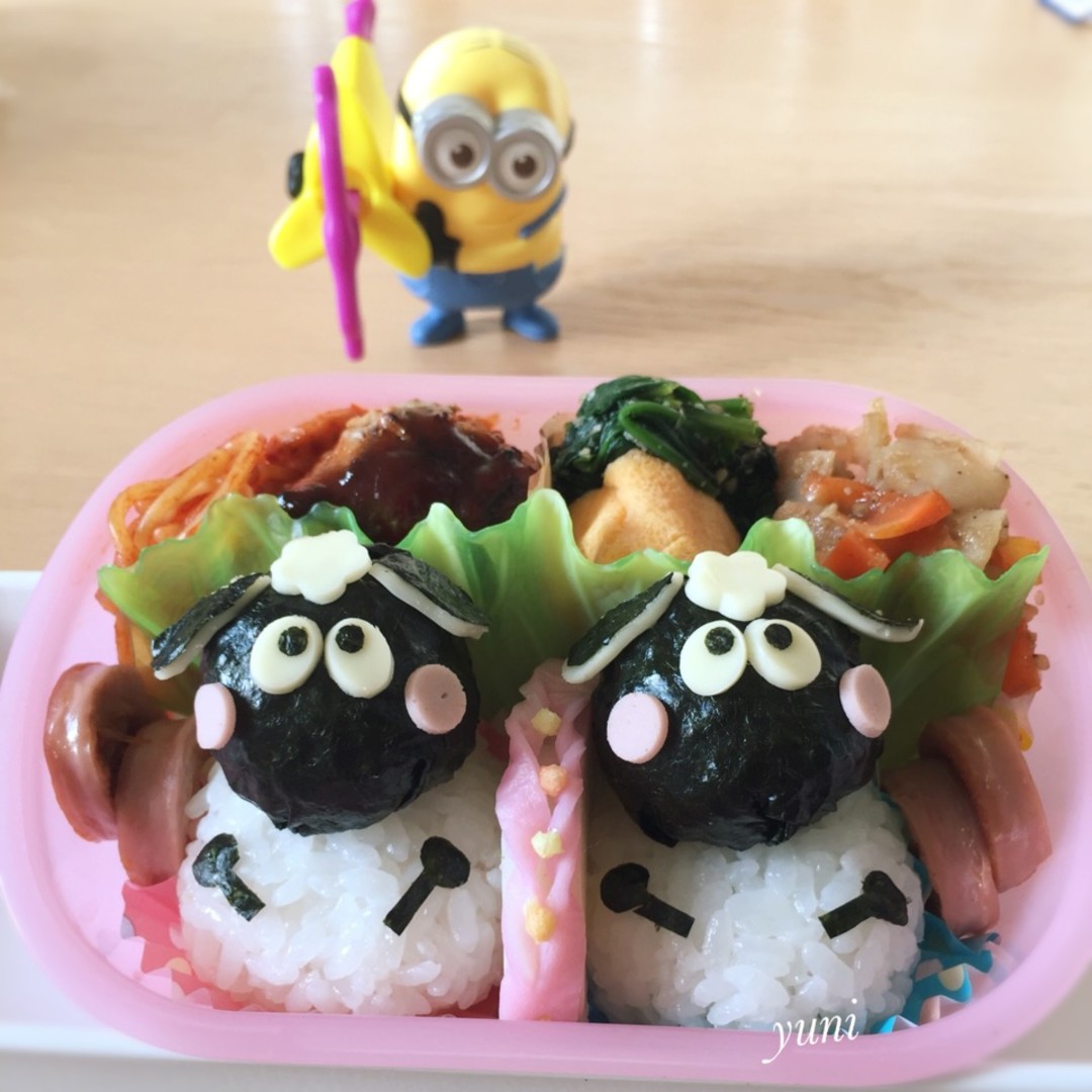 ひつじ🍙  ショーンおにぎり弁当