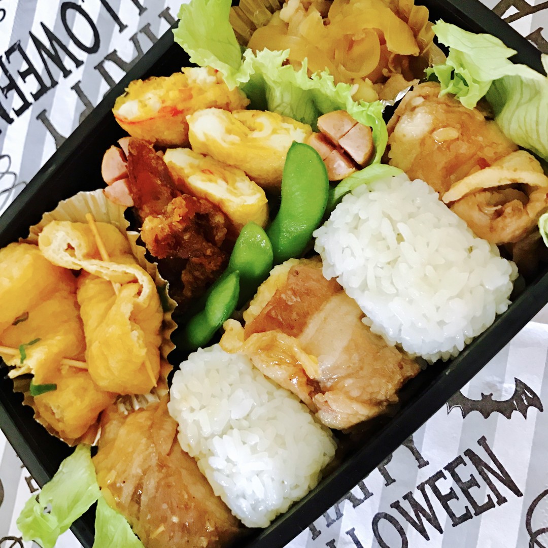 肉巻きおにぎり弁当🍱