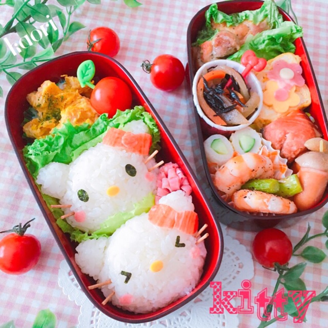 キティーちゃんお弁当〜❤️