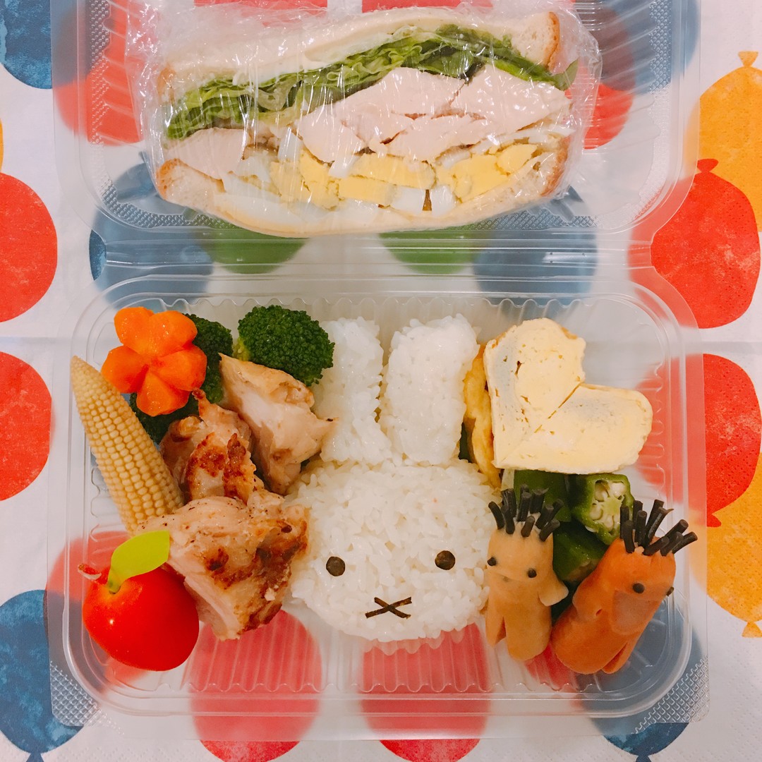 ミッフィー弁当×3人分