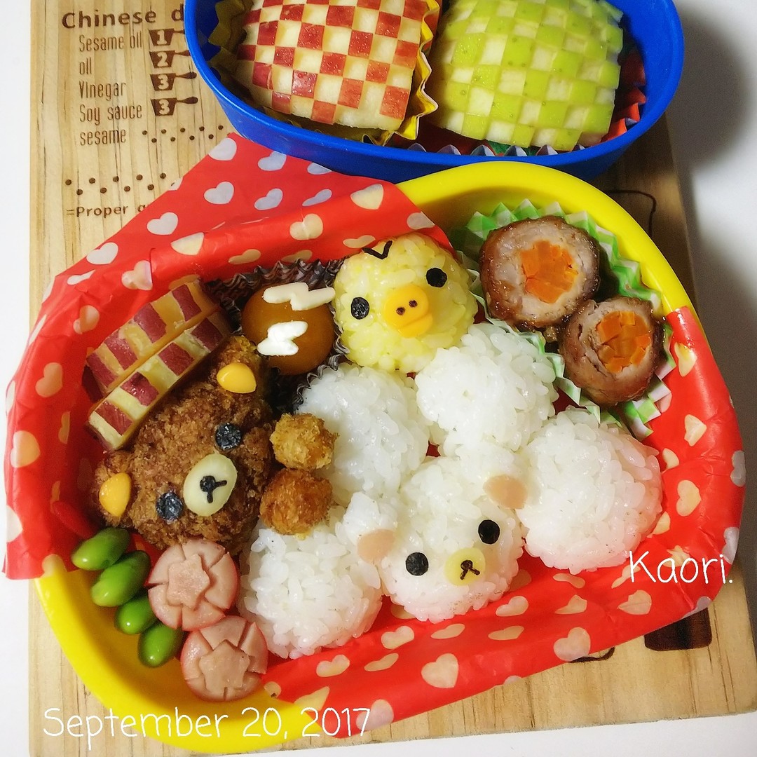 リラックマのお月見弁当