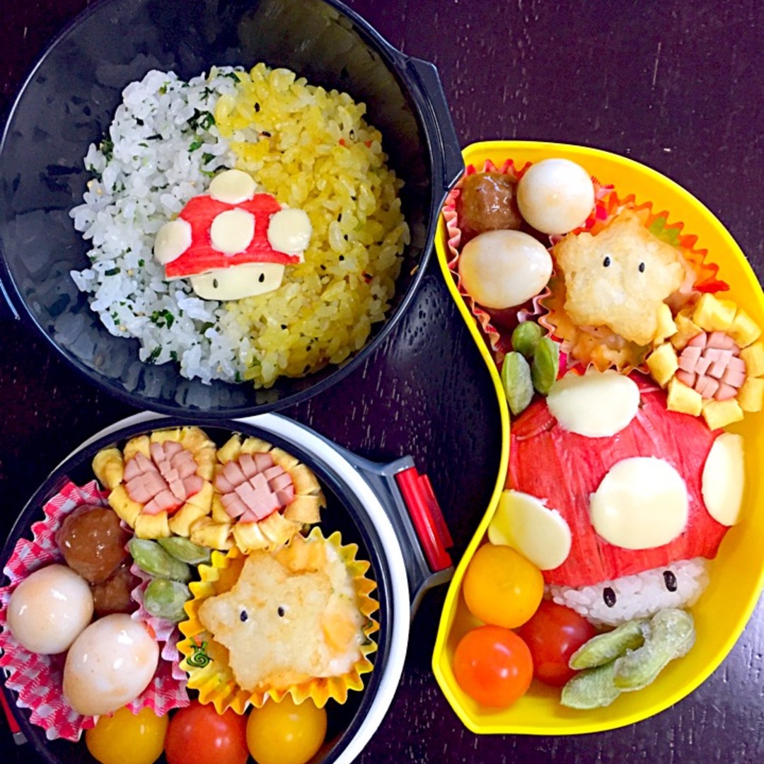 1cupきのこ弁当