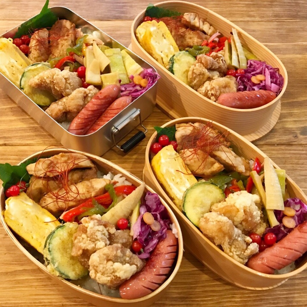 カジキの味噌バターがメインのつもり弁当