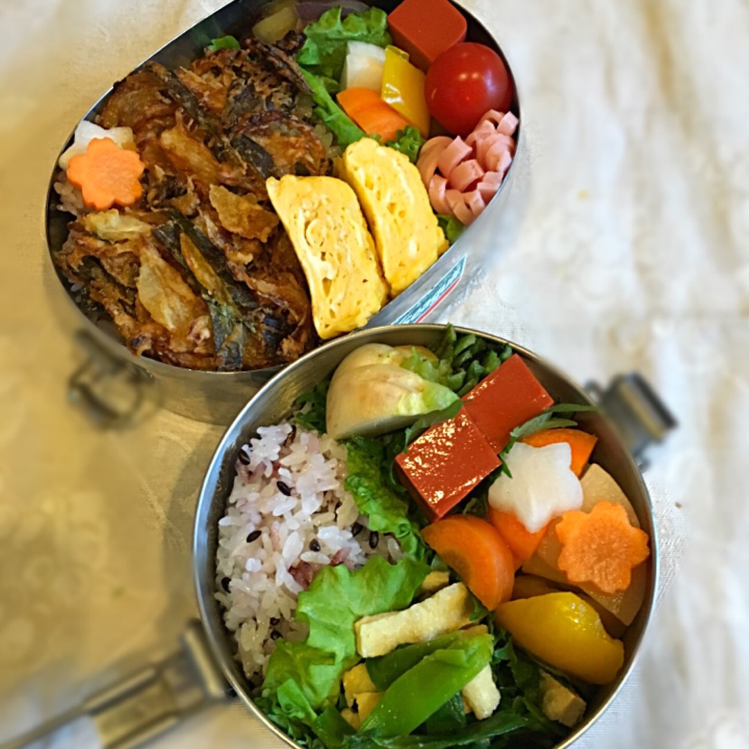 春野菜のかき揚げ弁当