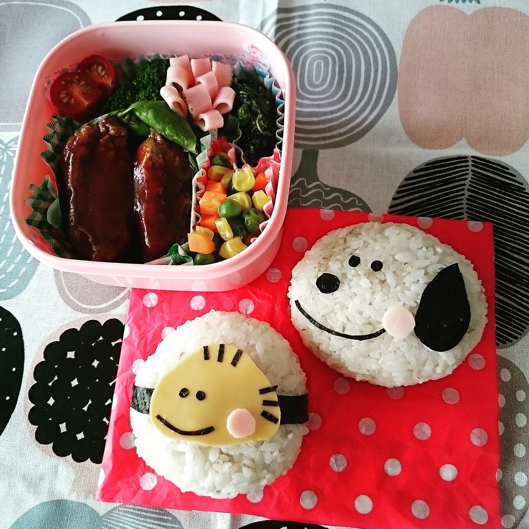 スヌーピー&ウッドストックおむすび🍙