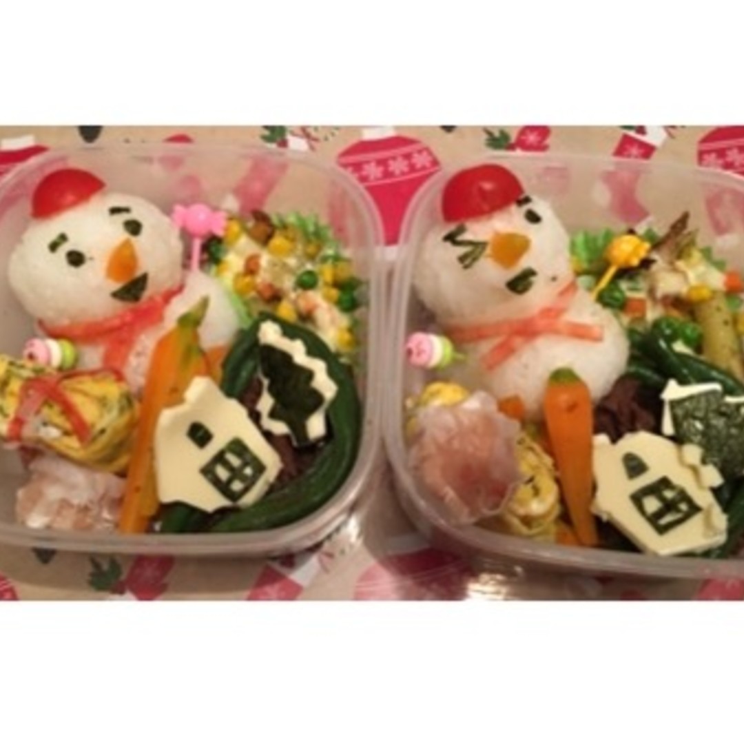 雪だるまちゃん弁当