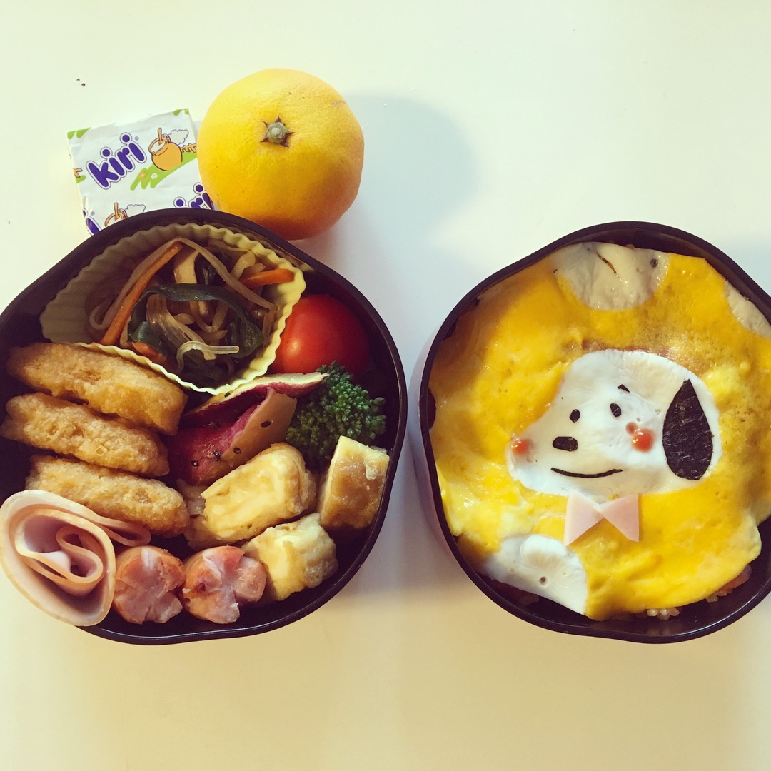 スヌーピーオムライスお弁当