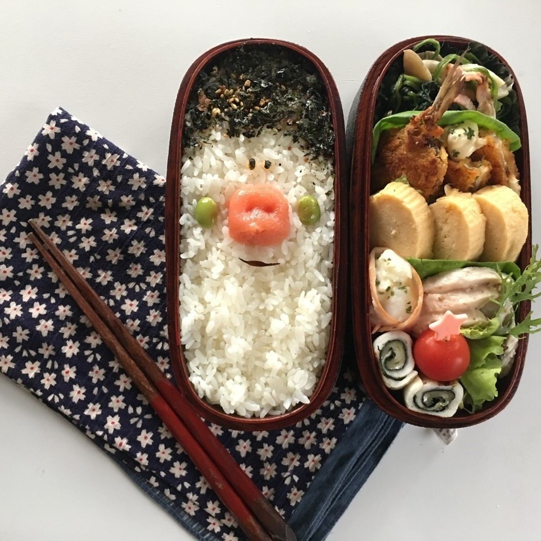 丸いおかず弁当