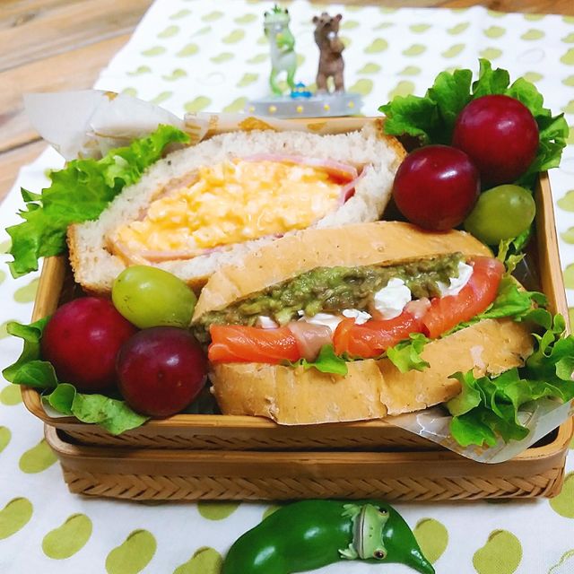 旦那さんの朝ごパン弁当♪