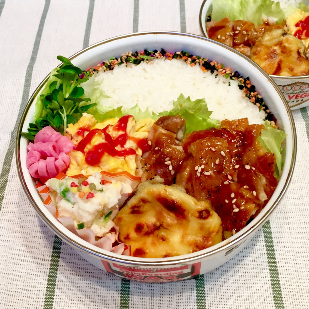 照り焼きチキンのお弁当♡